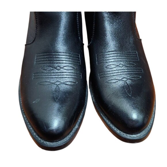 Durango TR820 Leather Biker Western Cowboy Ankle Boots Extra Wide Men's 9 EE - Picture 4 of 12